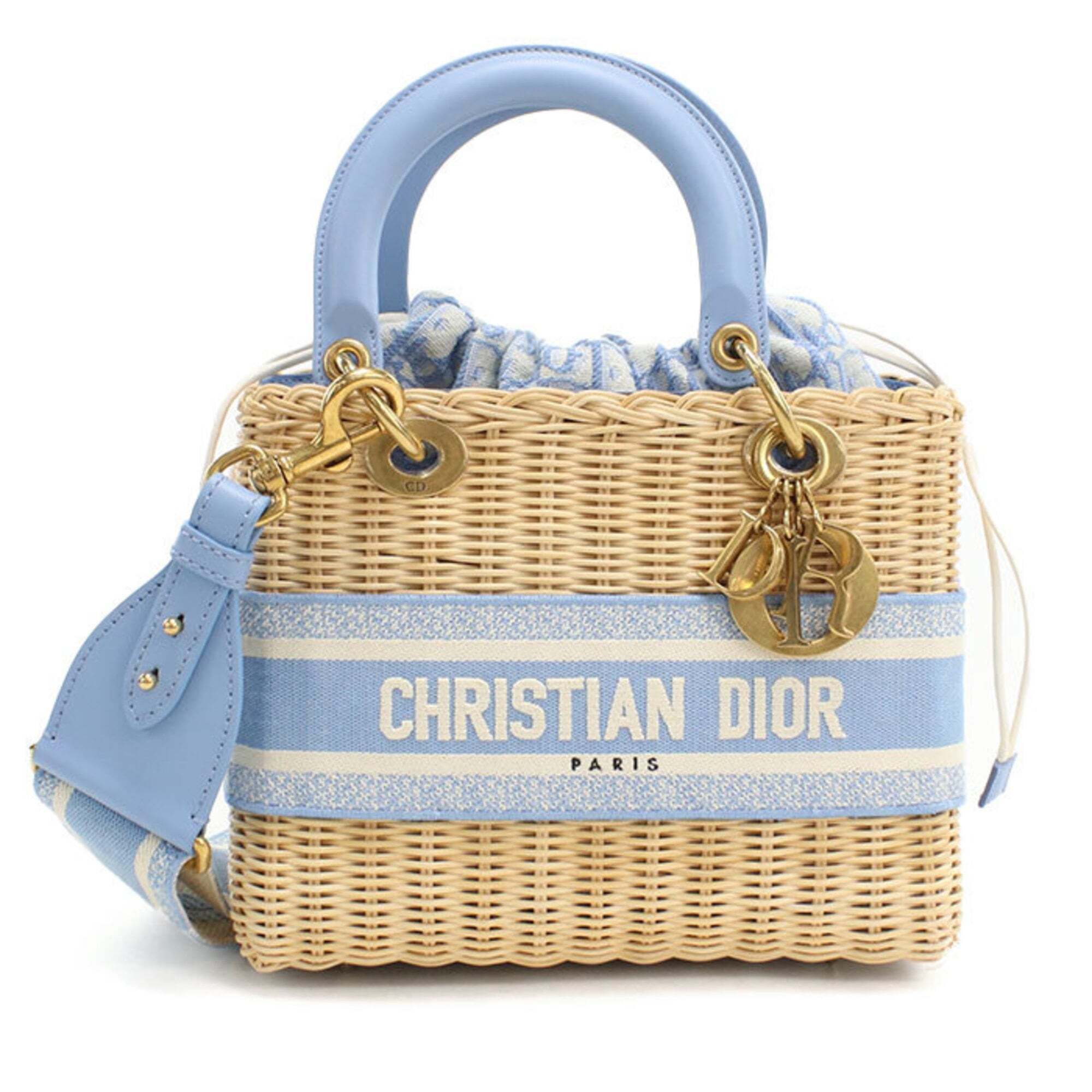 Christian Dior Dior Lady Dior Medium Handbag Beige
